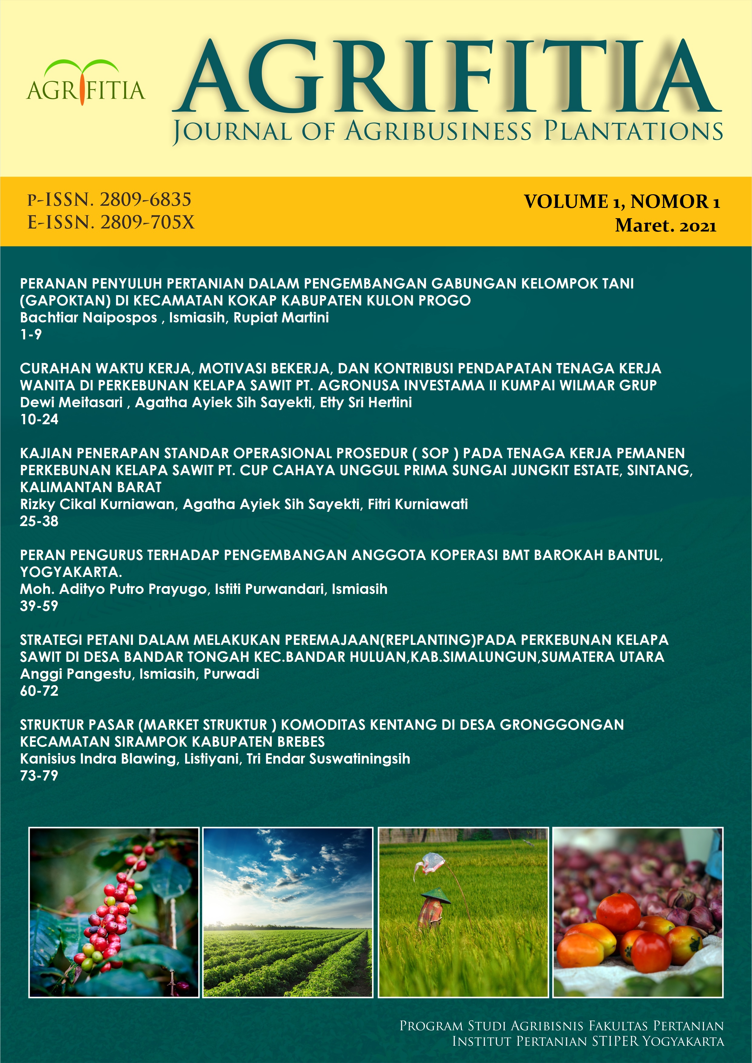 AGRIFITIA: Journal of Agribusiness Plantations